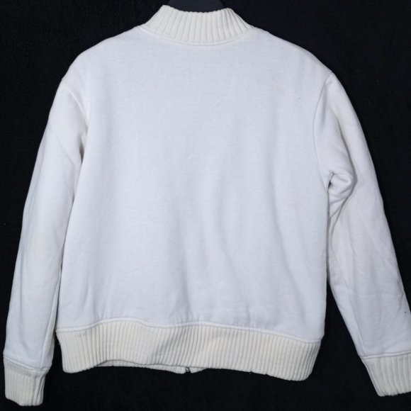 Foot Locker Fall‎ Jacket Vintage White Size Large  #029 - Picture 2 of 3